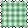 Dollhouse Miniature Silk Fabric: Checkers, Green